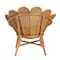 Bali & Pari Blossom Bohemian Honey Rattan Accent Flower Chair 245-13636-ZORO - alternate 7